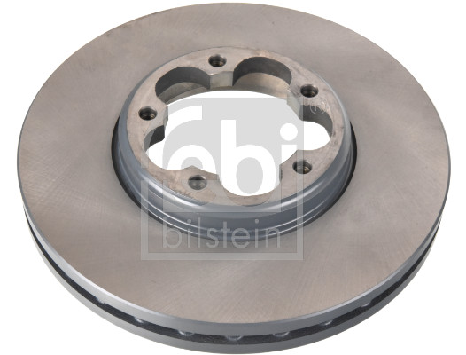 Febi 174457 2x Brake Discs Pair Vented
