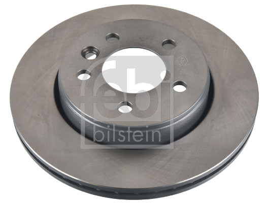Febi 174717 2x Brake Discs Pair Vented