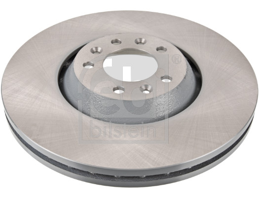Febi 175107 2x Brake Discs Pair Vented