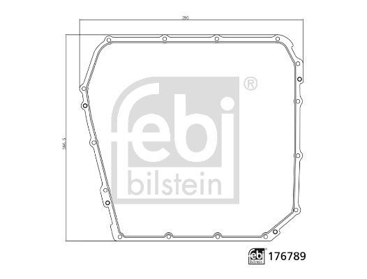 Febi 176789 Auto Gearbox Sump Gasket