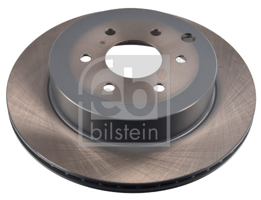 Febi 178650 2x Brake Discs Pair Vented