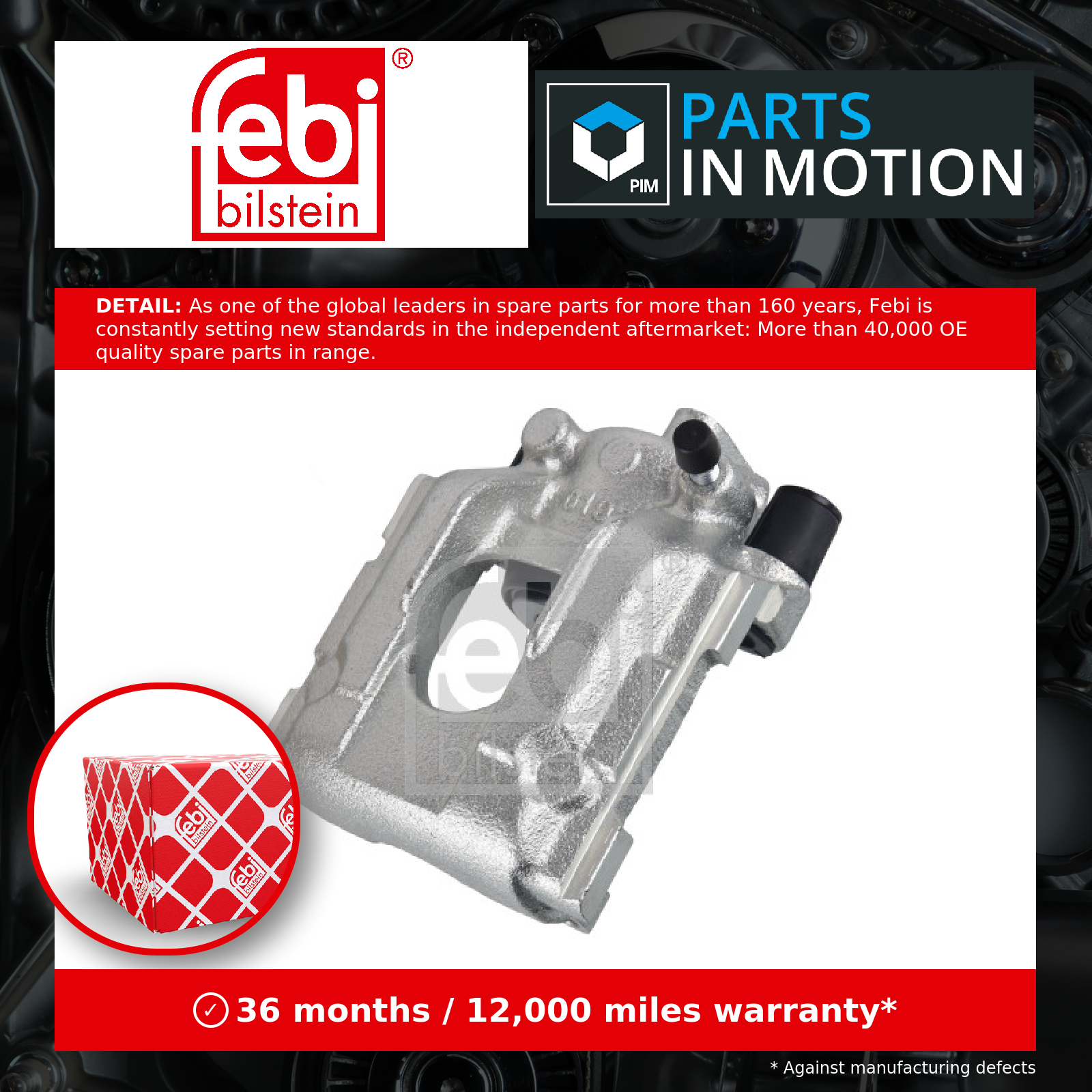 Febi Brake Caliper Rear Right 179493 [PM2050758]