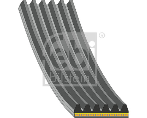 Febi 181267 6 Rib Multi V Drive Belt