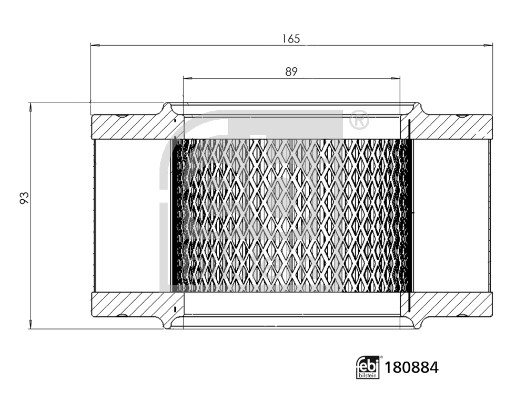 Febi 180884 Air Filter