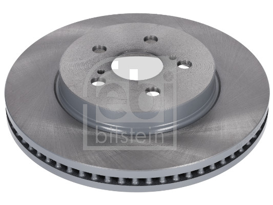 Febi 181560 2x Brake Discs Pair Vented