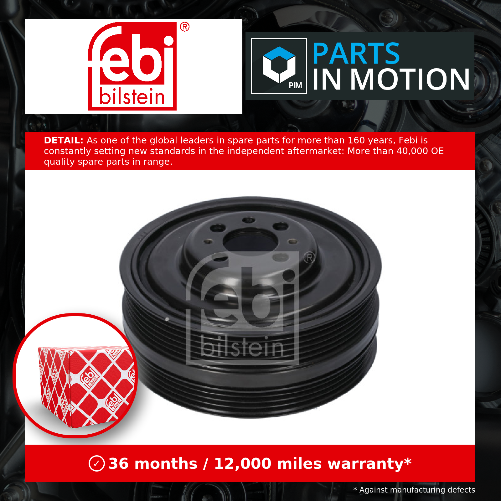 Febi Crankshaft Pulley 181588 [PM2062405]