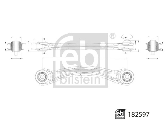 Febi 182597 Wishbone / Suspension Arm