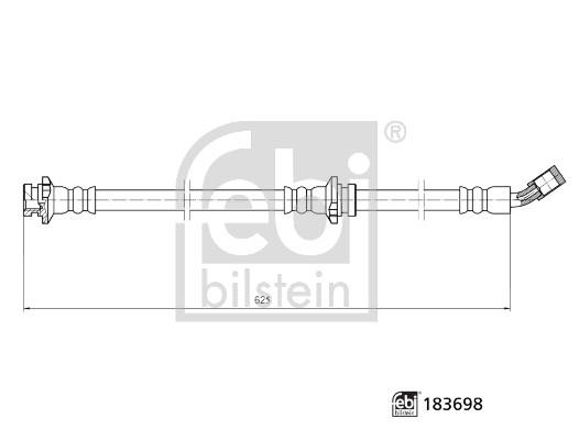 Febi 183698 Brake Hose