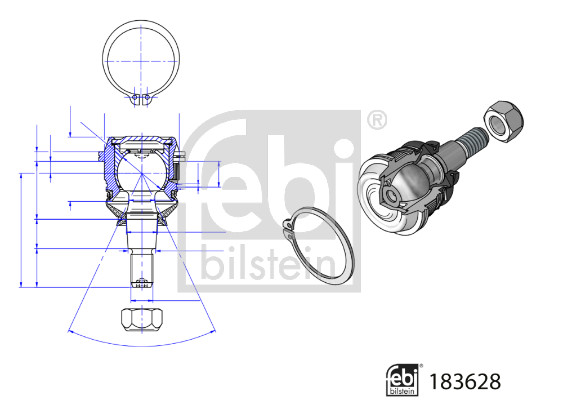 Febi 183628 Ball Joint