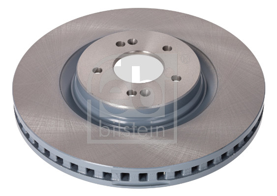 Febi 184761 2x Brake Discs Pair Vented