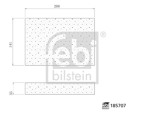 Febi 185707 Pollen / Cabin Filter