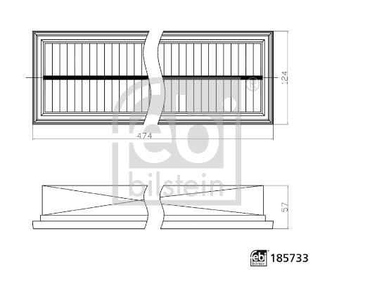 Febi 185733 Pollen / Cabin Filter