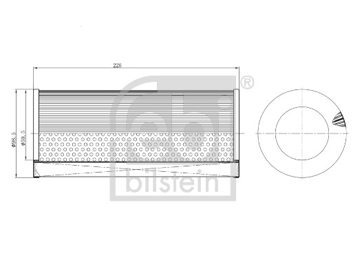 Febi 186038 Oil Filter