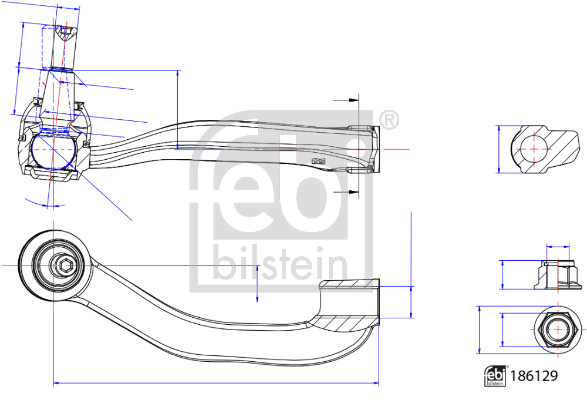Febi 186129 Tie / Track Rod End