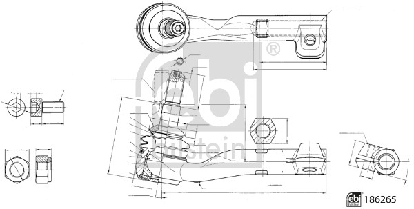 Febi 186265 Tie / Track Rod End