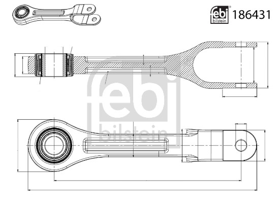 Febi 186431 Anti Roll Bar Link