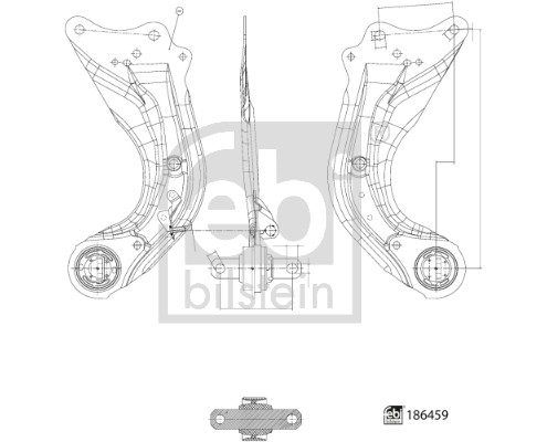 Febi 186459 Wishbone / Suspension Arm