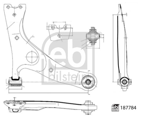 Febi 187784 Wishbone / Suspension Arm