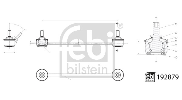 Febi 192879 Anti Roll Bar Link