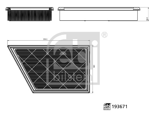 Febi 193671 Air Filter