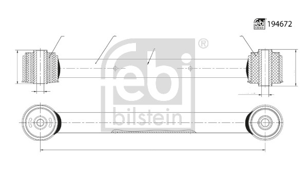 Febi 194672 Wishbone / Suspension Arm