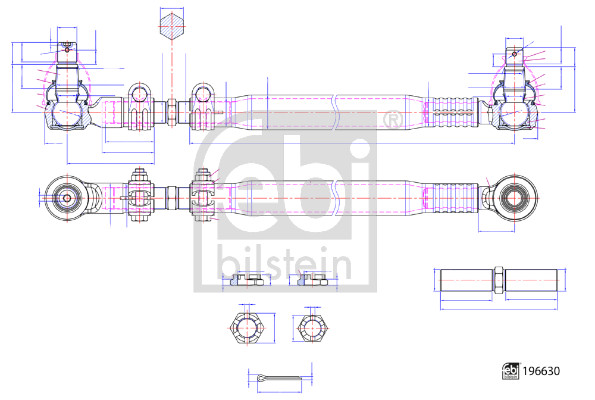 Febi 196630 Centre Rod Assembly