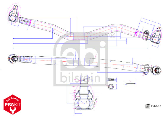 Febi 196632 Centre Rod Assembly