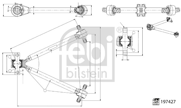 Febi 197427 Wishbone / Suspension Arm