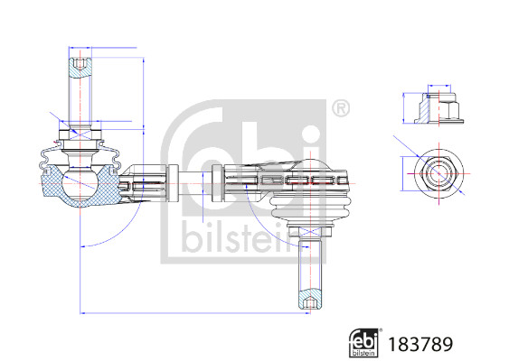 Febi 183789 Anti Roll Bar Link
