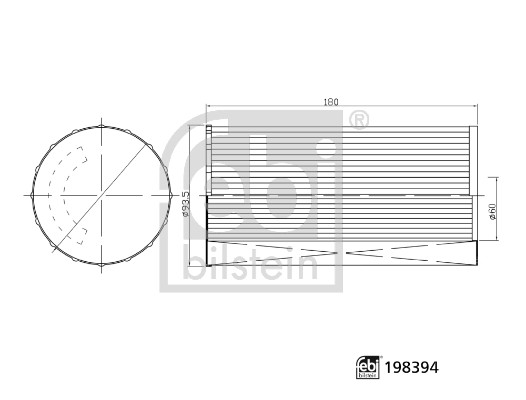 Febi 198394 Air Dryer Cartridge