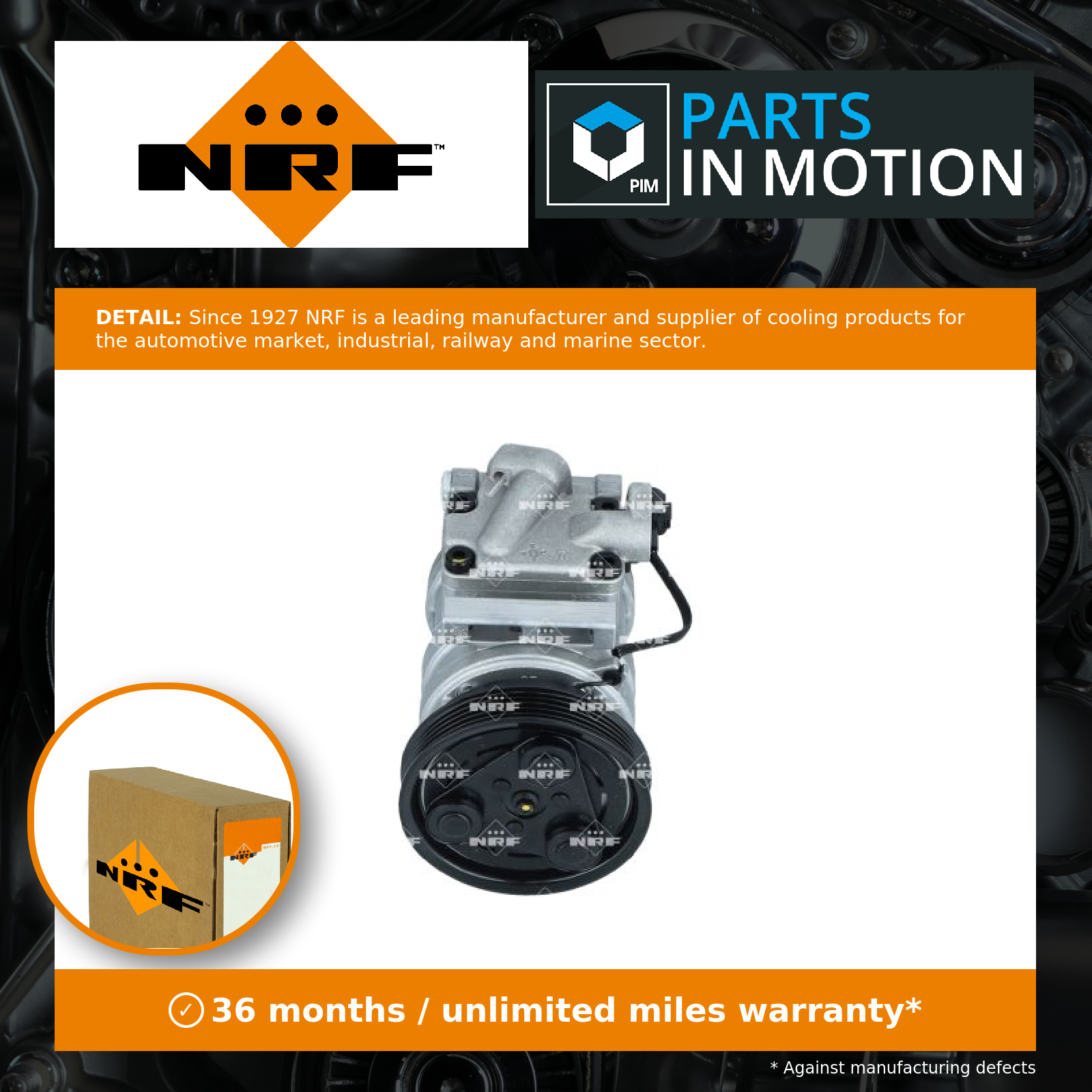 NRF Air Con Compressor 32720G [PM1541960]