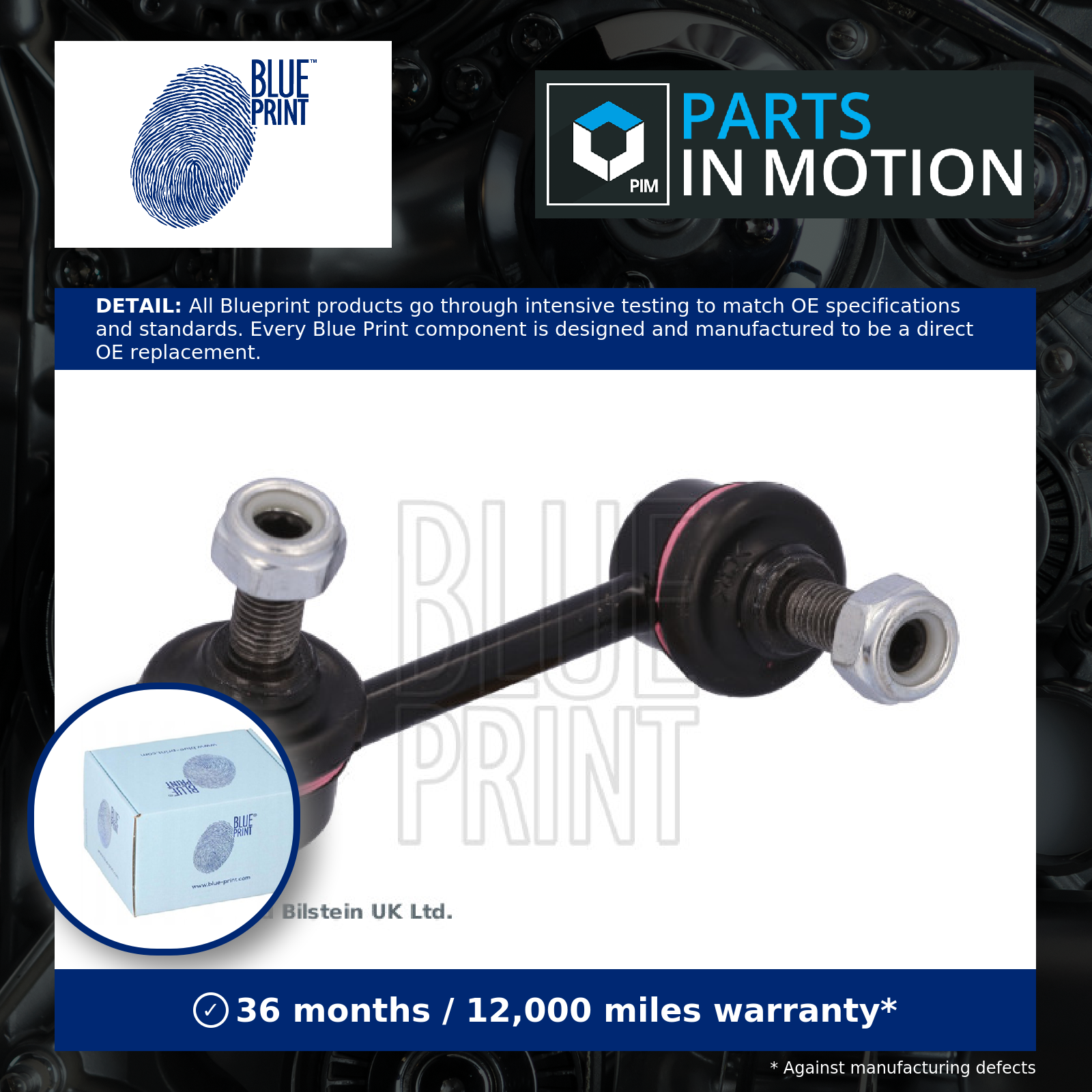 Blue Print Anti Roll Bar Link Rear Right ADN18576 [PM102933]