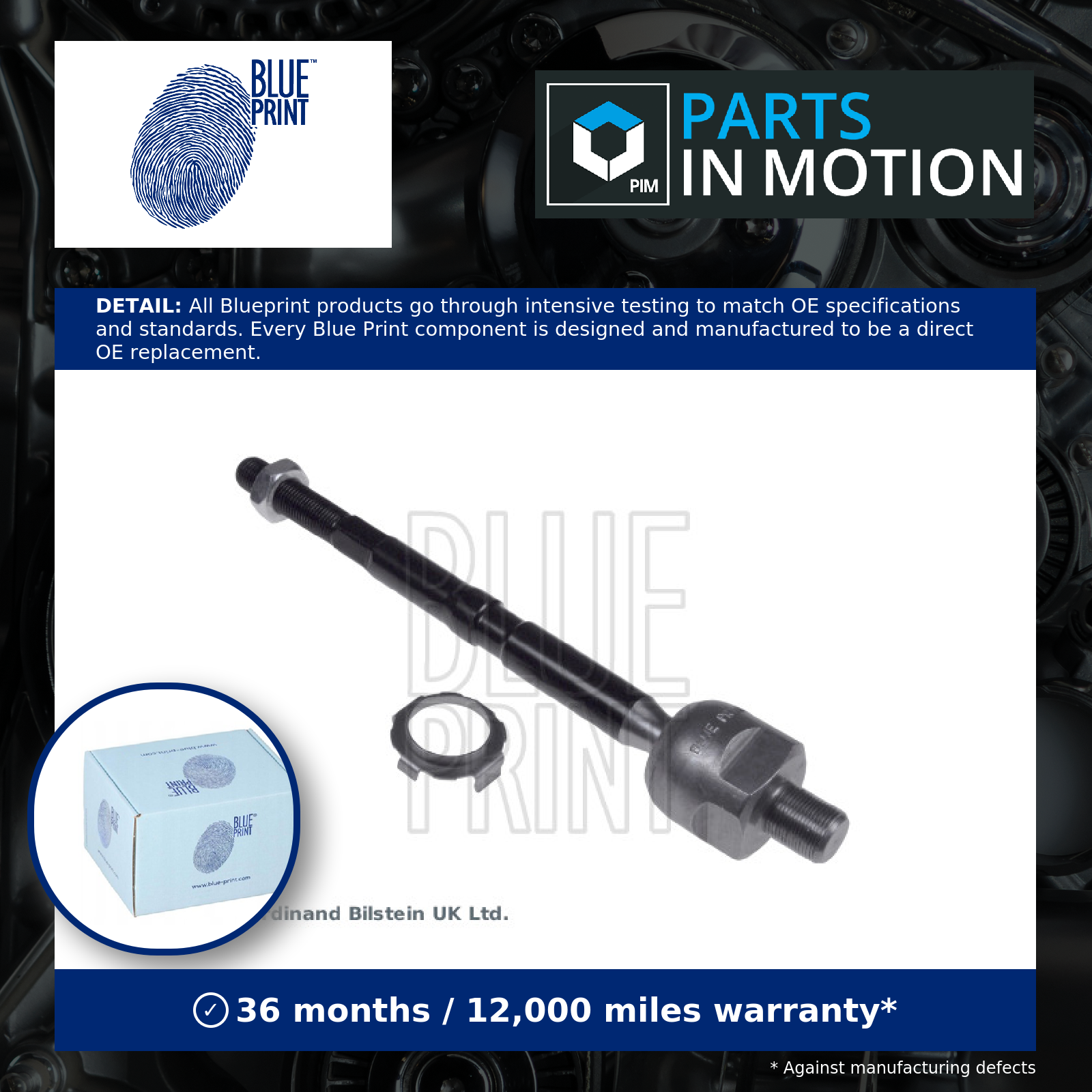 Blue Print Tie / Track Rod End Right ADH28738 [PM110744]