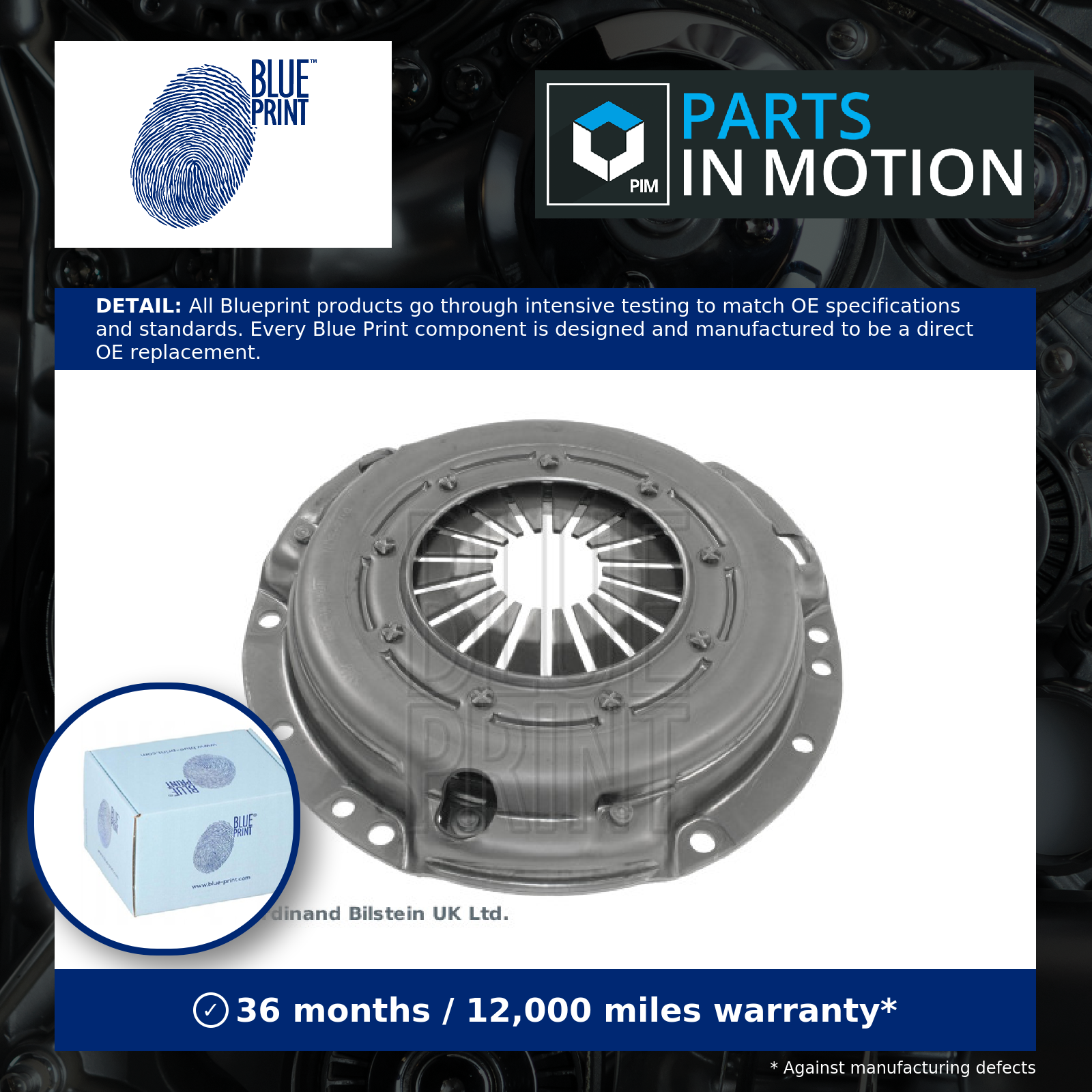 Blue Print Clutch Cover ADK83210N [PM604075]