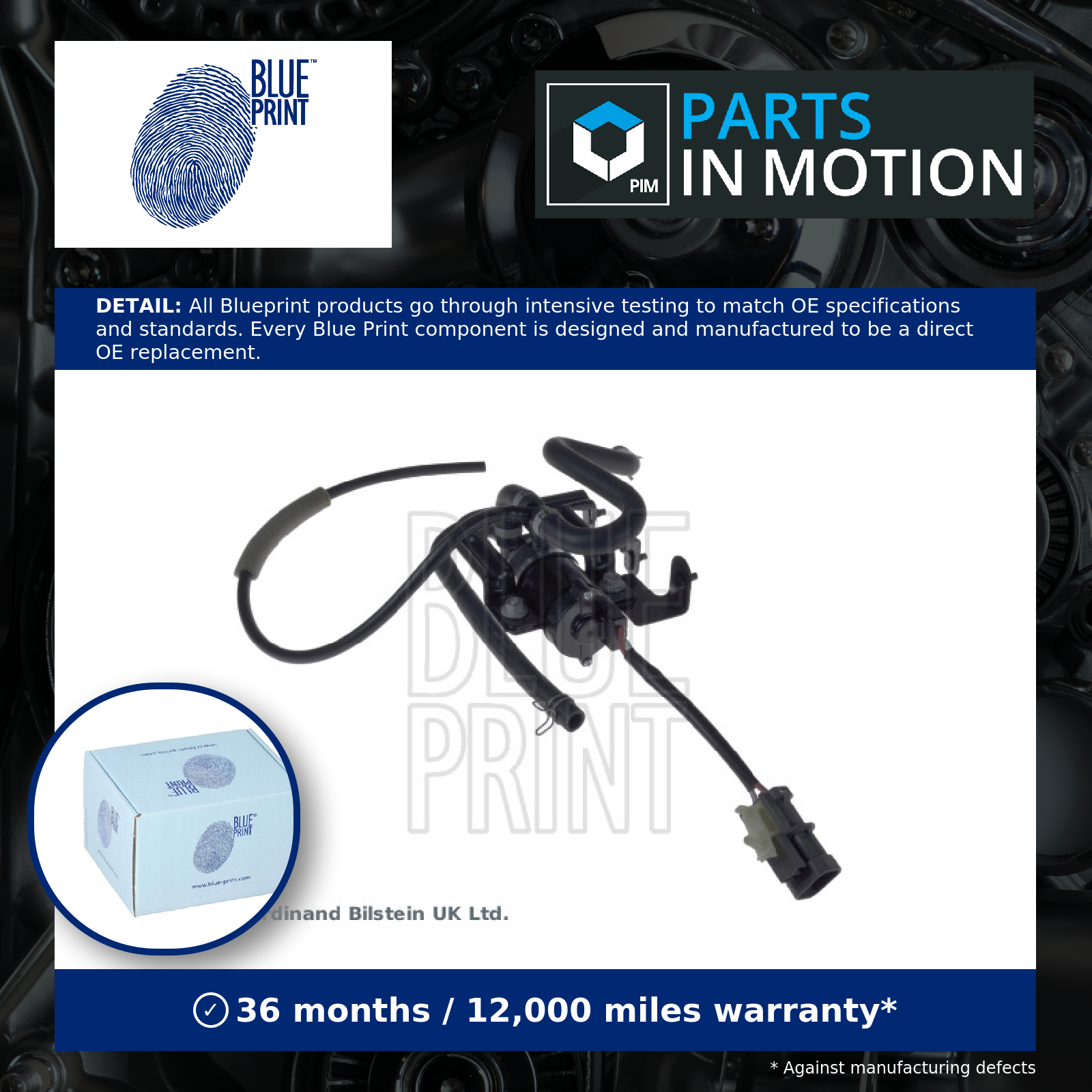 Blue Print Washer Pump Front ADN10325 [PM721779]