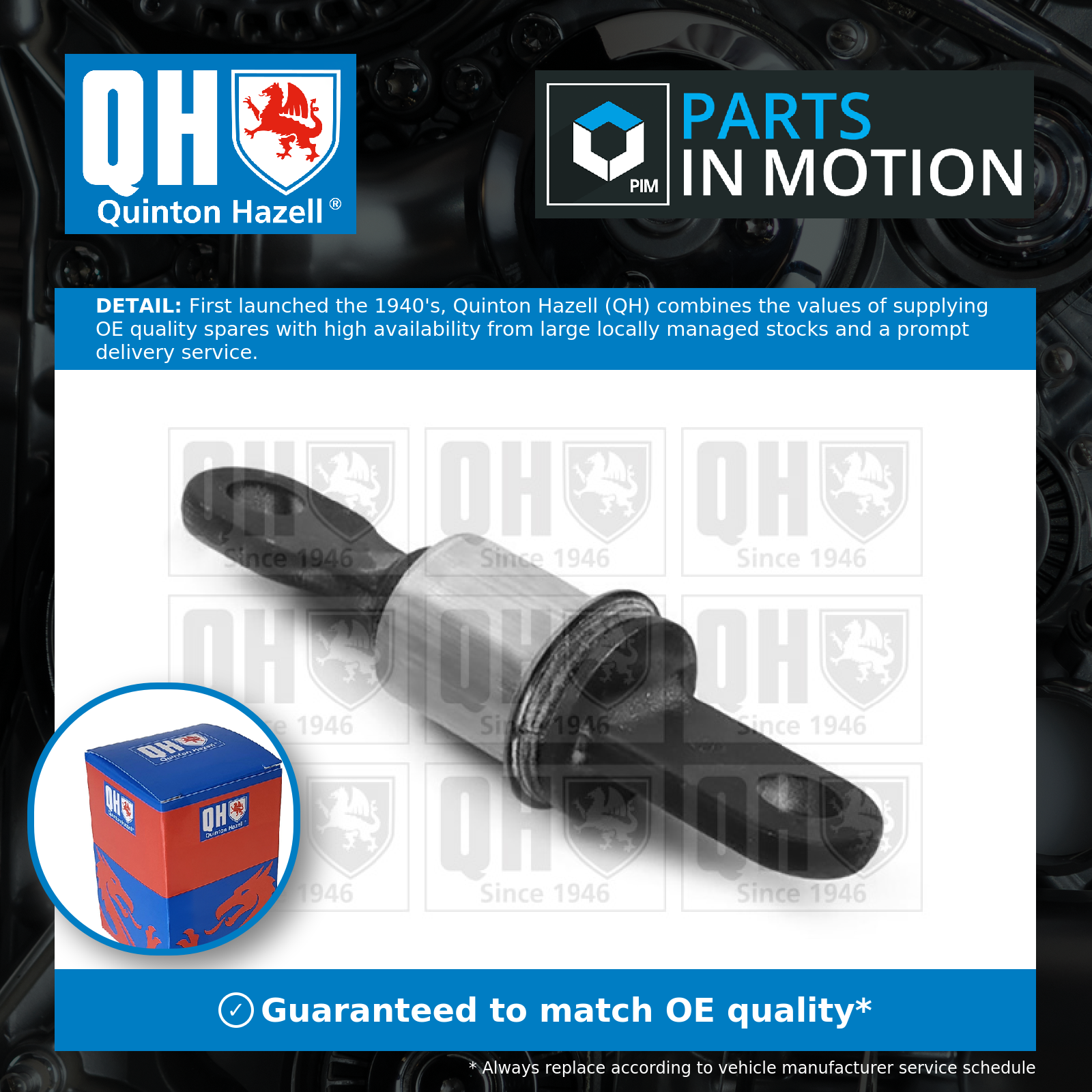 Quinton Hazell Wishbone / Control / Trailing Arm Bush Front Lower EMS8874 [PM2706921]
