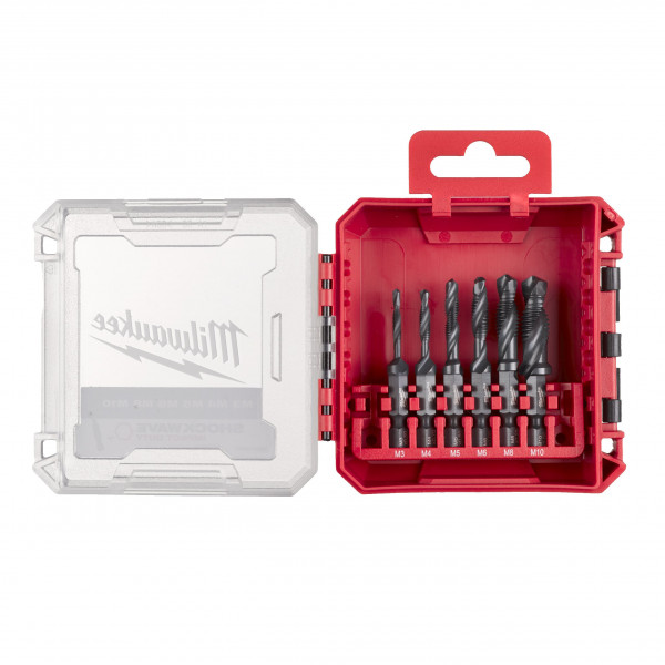 Milwaukee 4932498267 1/4IN HSS-G COMBI DRILL TAP SET-6