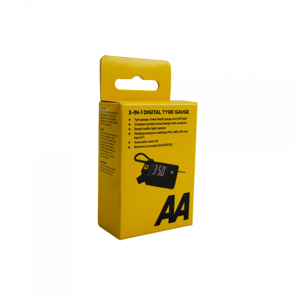 AA AA4781 3-IN-1 DIGITAL TYRE GAUGE