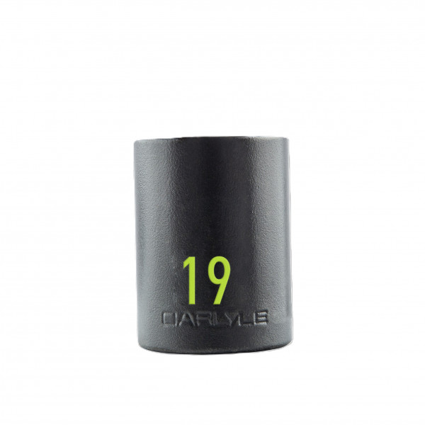 Carlyle CIS12119M 1/2dr 19mm 12 Point Impact Socket