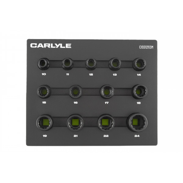 Carlyle CISS12113M 13PC 1/2DR 12PT STND IMP 10 T 24MM
