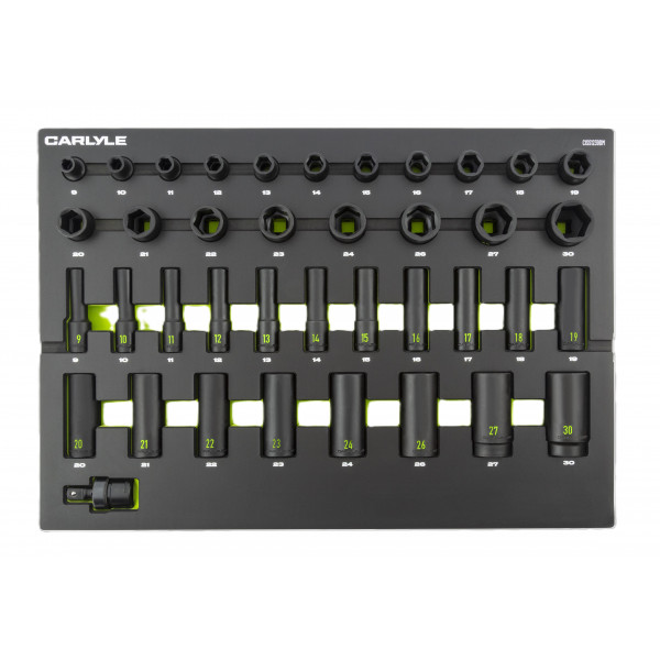 Carlyle CISS1239DM 39pc 1/2dr Stnd Deep Impact Sckt