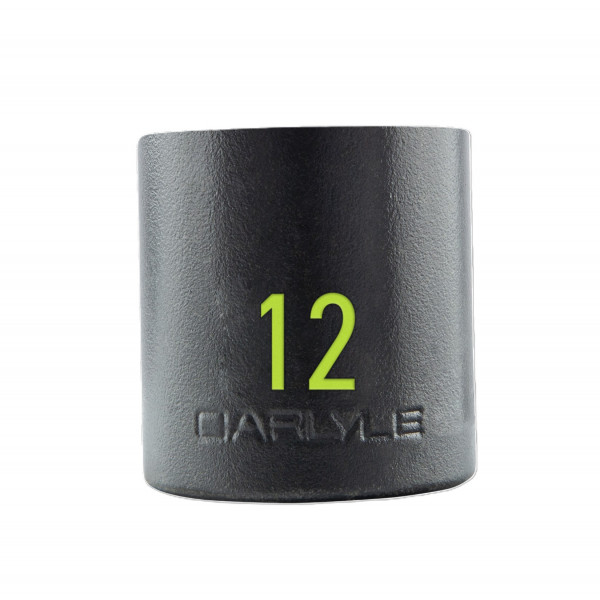 Carlyle CISST1212M 1/2dr 12mm 6pt Shallow Impact Sckt