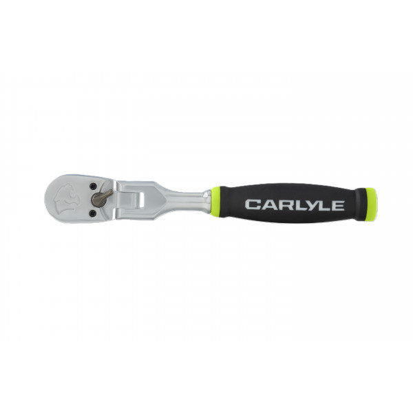 Carlyle CR1490FG 1/4DR RATCHET STUBBY COMFORT GRIP