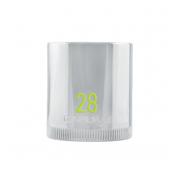 Carlyle CS12028M 1/2dr 28mm 6pt Chrome Socket