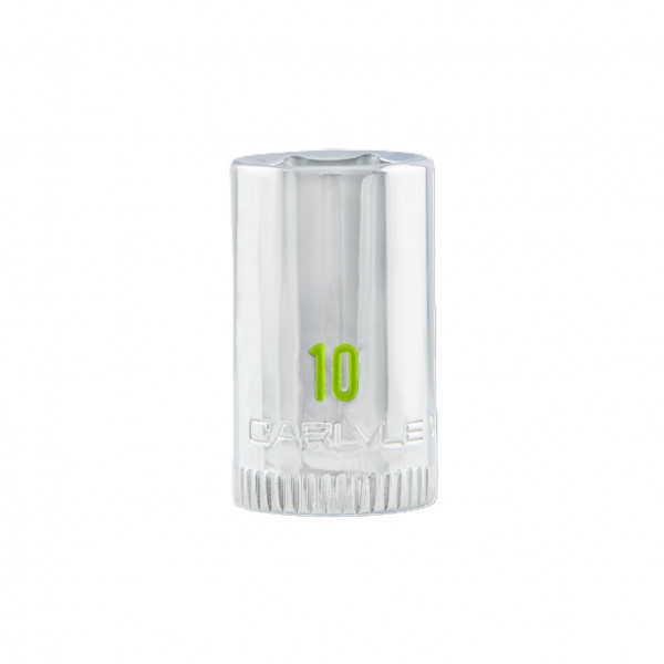 Carlyle CS14010M 1/4dr 6pt Chrome Socket 10mm