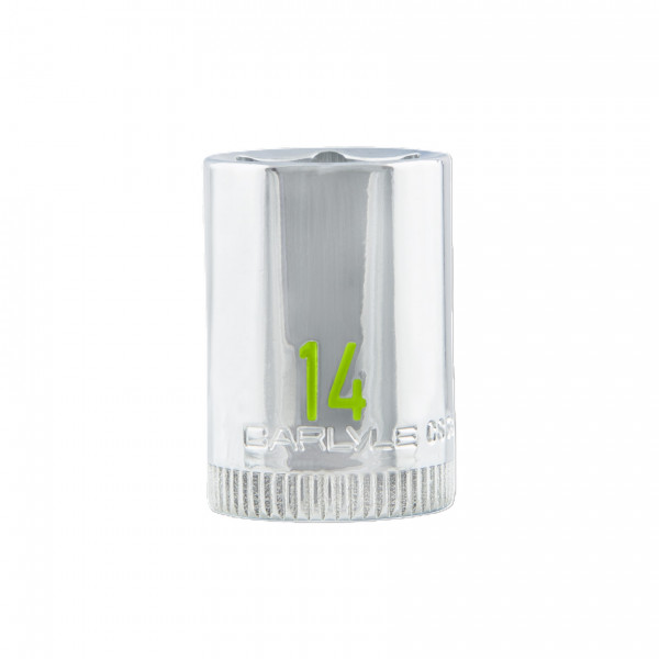 Carlyle CS38014M 3/8dr 14mm 6pt Chrome Socket