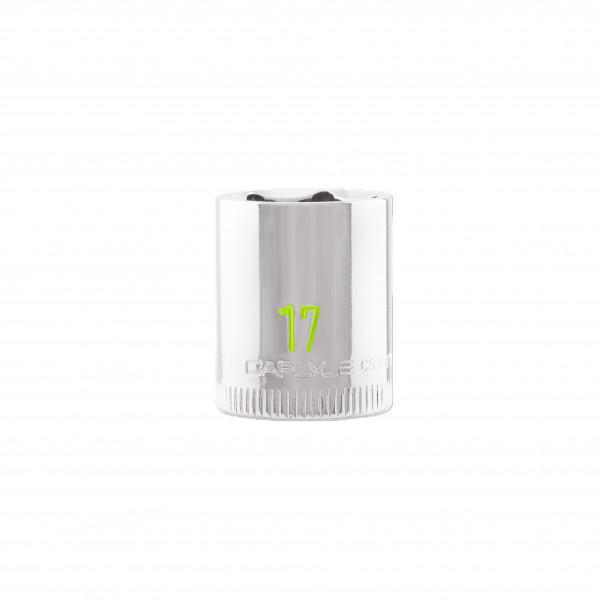 Carlyle CS38017M 3/8dr 17mm 6pt Chrome Socket