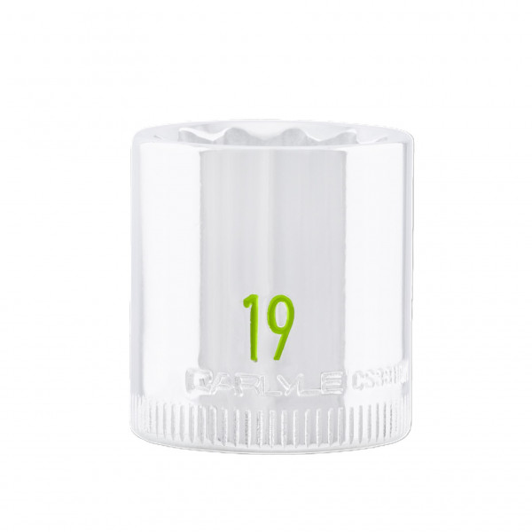 Carlyle CS38119M 3/8dr 19mm 12pt Chrome Socket