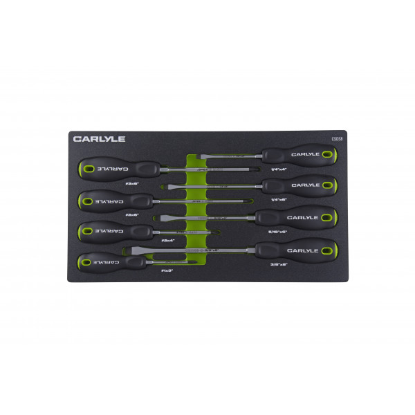 Carlyle CSDS8 8pc Phillips Slotted Screwdriver