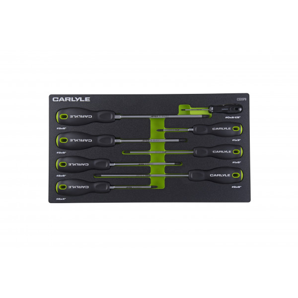 Carlyle CSDSP8 8pc Phillips Screwdriver Set
